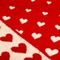 Handdoek Hearts Red