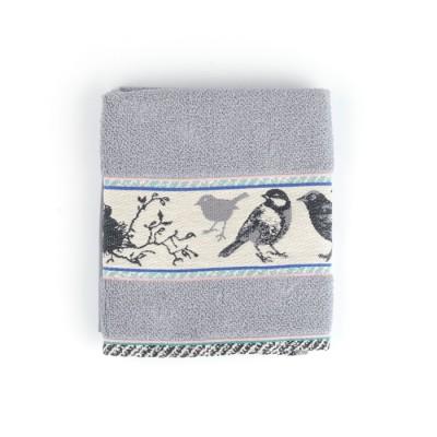 Handdoek Birds Grey