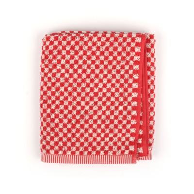 Handdoek Small Check Red