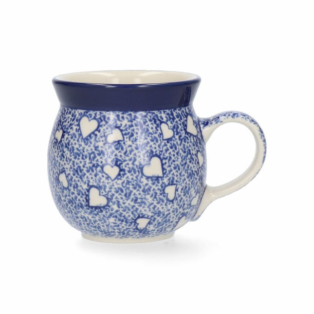 Farmer Mug White Hearts
