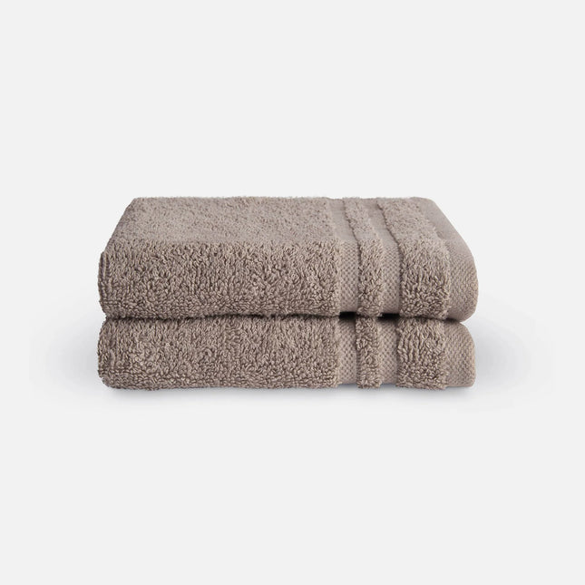 Byrklund Gastendoek Bath Basics Taupe set van 2