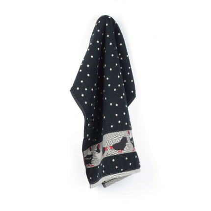 Handdoek kip Zwart