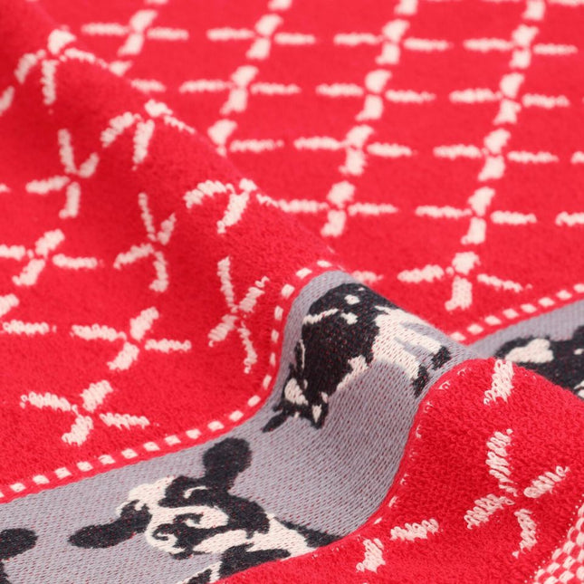 Handdoek Koe Rood