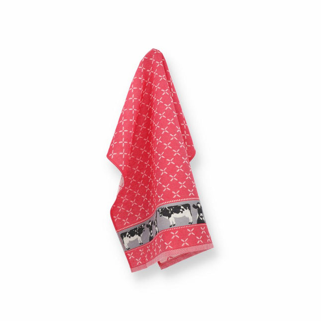 Theedoek Koe Rood
