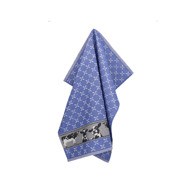 Theedoek Koe Koningsblauw