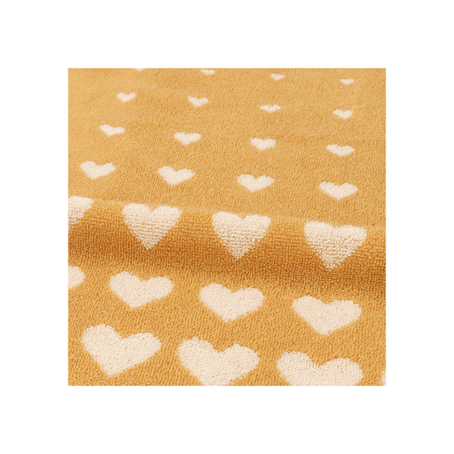 Handdoek Hartje Geel