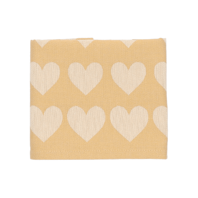 Theedoek Hartjes Geel