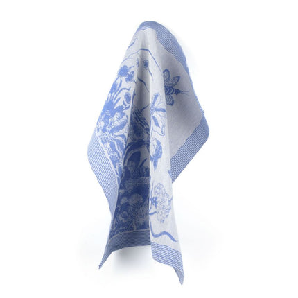 Theedoek Delfts Blue Bird Royal Blue