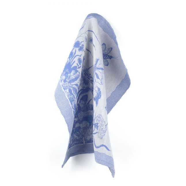 Theedoek Delfts Blue Bird Royal Blue