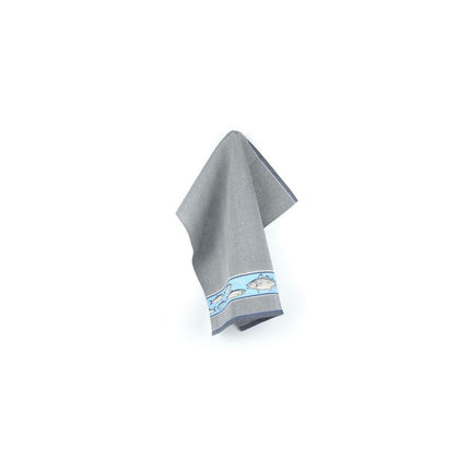 Theedoek Vis Dark Blue