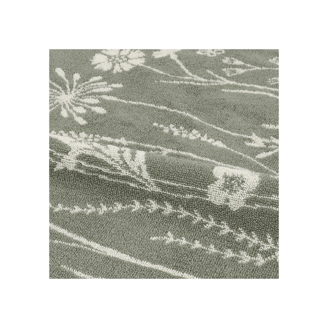 Handdoek Wild Flowers Dark Green