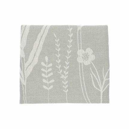 Theedoek Wild Flowers Dark Green