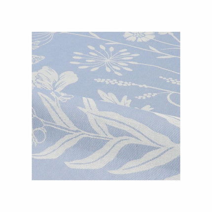 Theedoek Wild Flowers Grijs Blauw