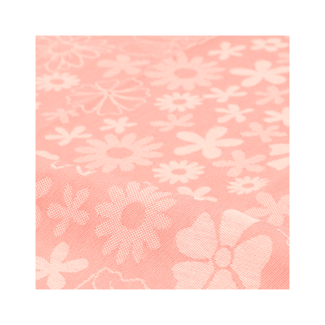 Theedoek flowerbed Roze