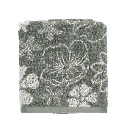 Handdoek Flowerbed Dark Green