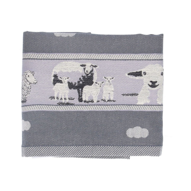 Theedoek Schaap Antraciet