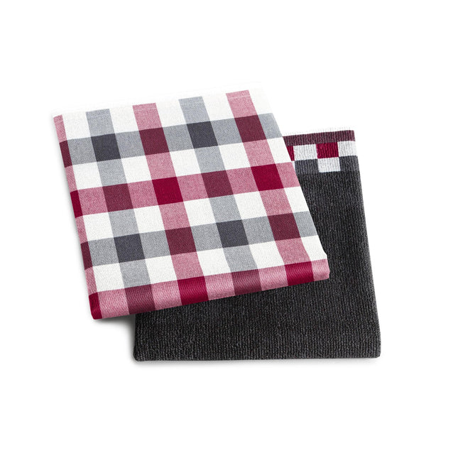 Handdoek Carre Anthracite