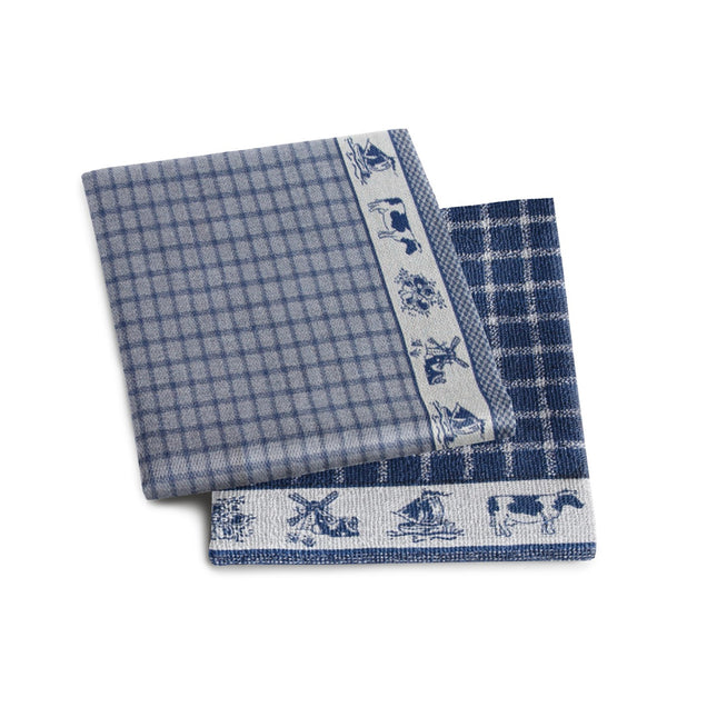 Theedoek Dutchie Blue