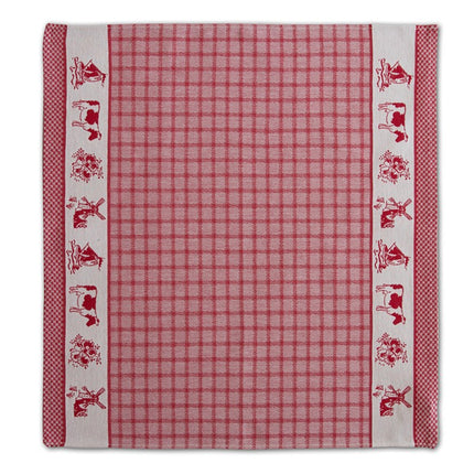 Theedoek Dutchie Red