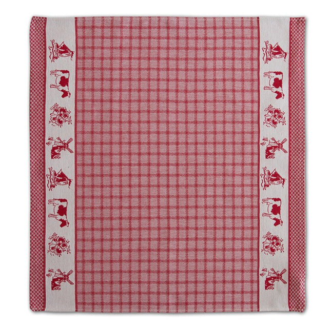 Theedoek Dutchie Red