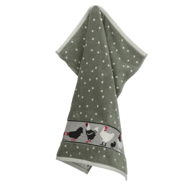 Handdoek Kip Dark Green