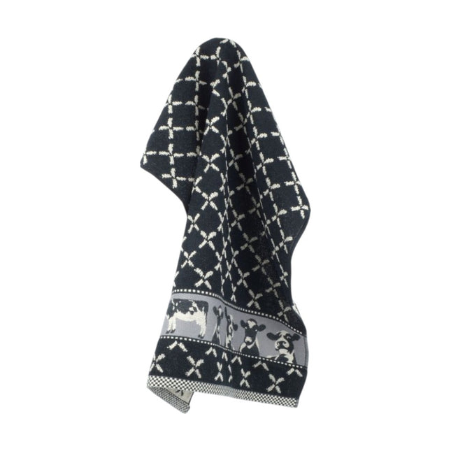 Handdoek Koe Zwart