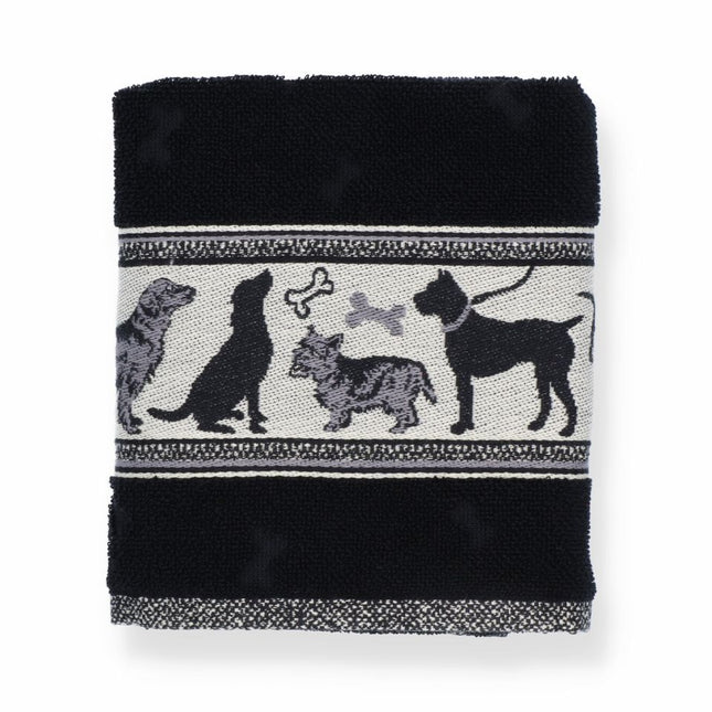 Handdoek Hond Zwart