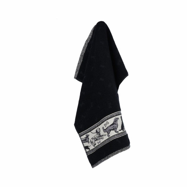Handdoek Hond Zwart