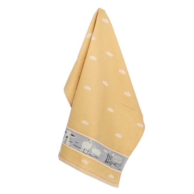 Theedoek Schaap Geel