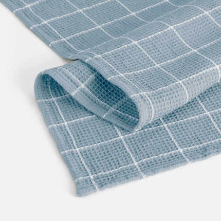 Walra Keukenset Dry w. Cubes Uni, Stripes & Blocks Jeans Blauw