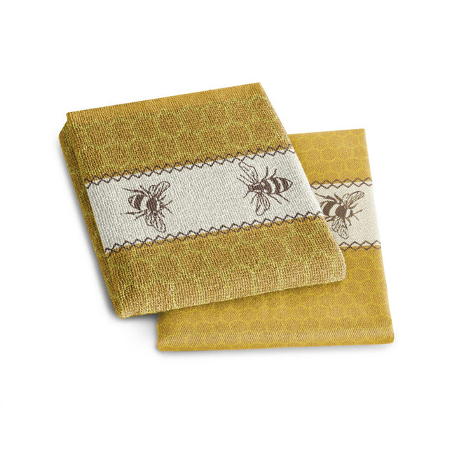 Theedoek Bees Yellow