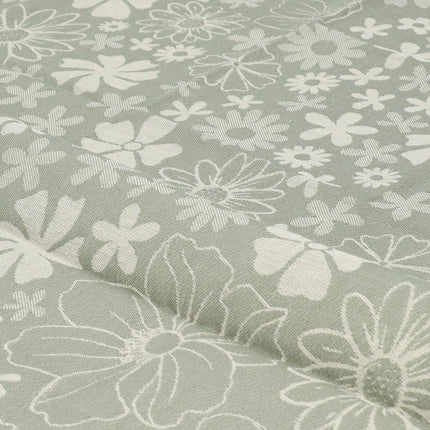 Theedoek Flowerbed Dark Green